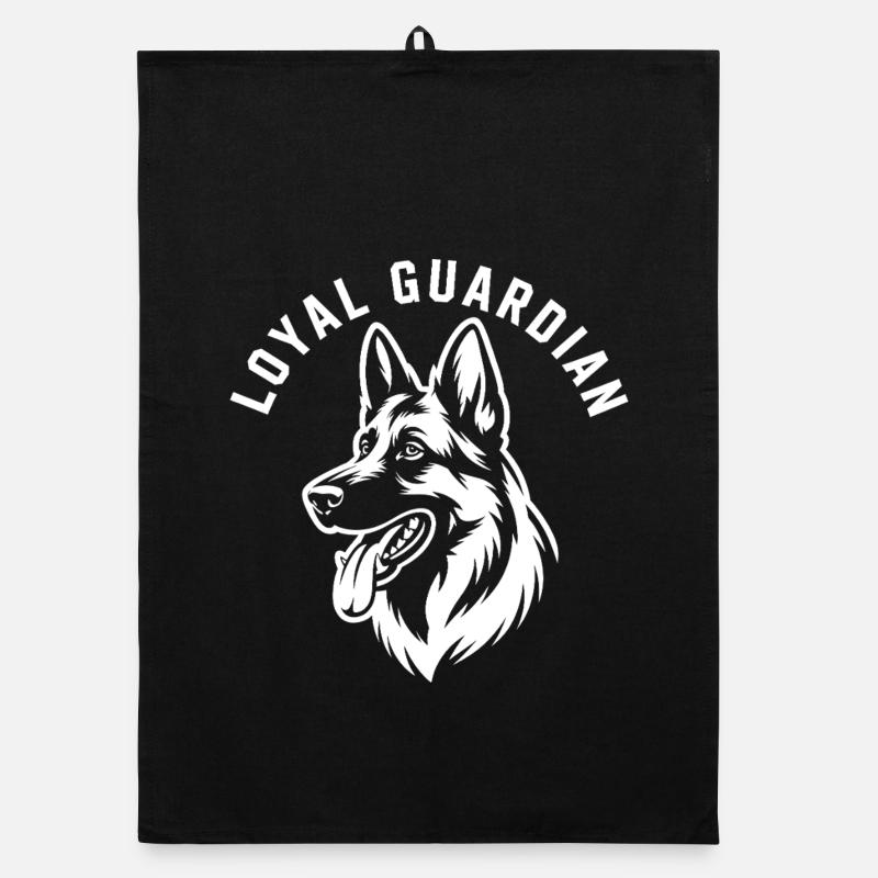 Loyal Guardian Deutscher Schäferhund Organic Geschirrtuch