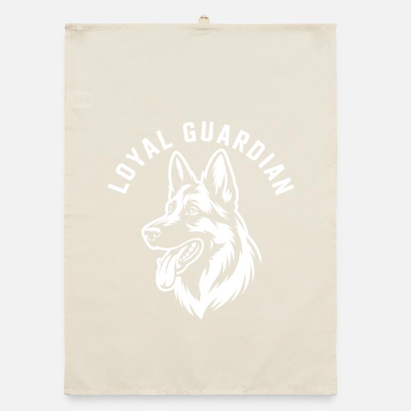 Loyal Guardian Deutscher Schäferhund Organic Geschirrtuch