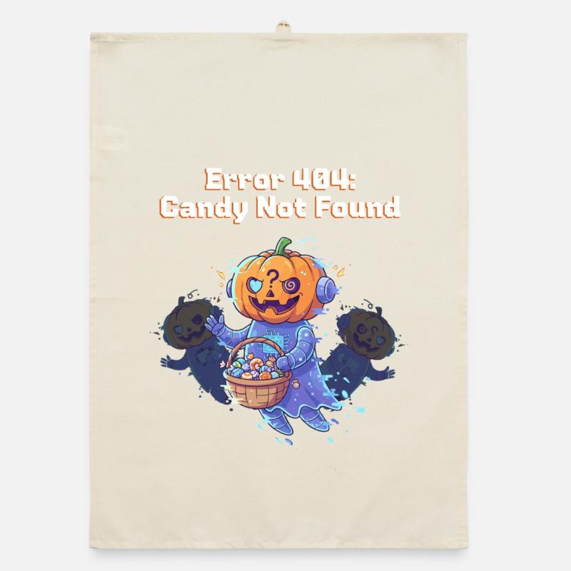 Error 404: Candy Not Found Organic dish towel