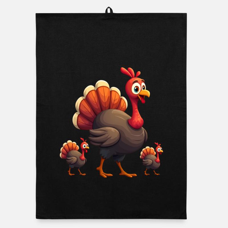 Bébé dinde de Thanksgiving Torchon bio