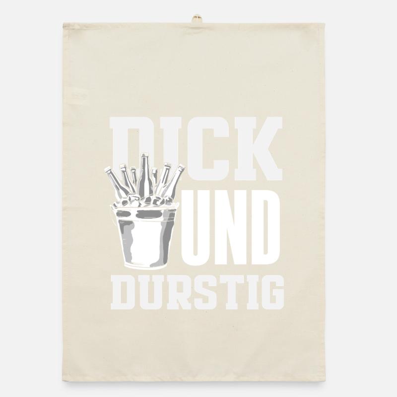 Funny Father's Day Gift Dad Beer Organic dish towel