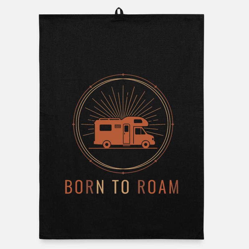 Born to Roam – Freedom on Wheels Organic dish towel