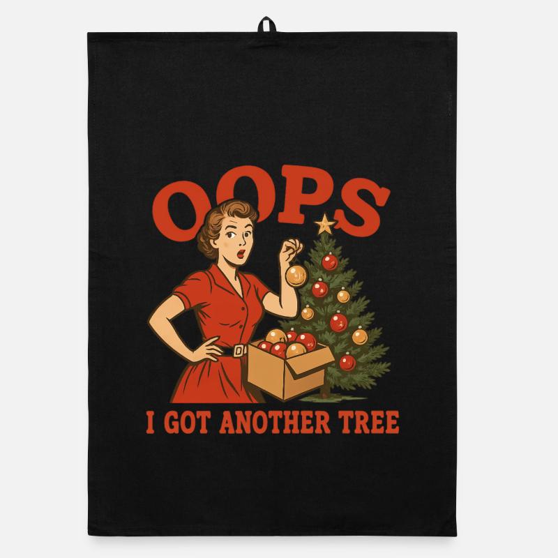 Oops I Got Another Tree Organic dish towel