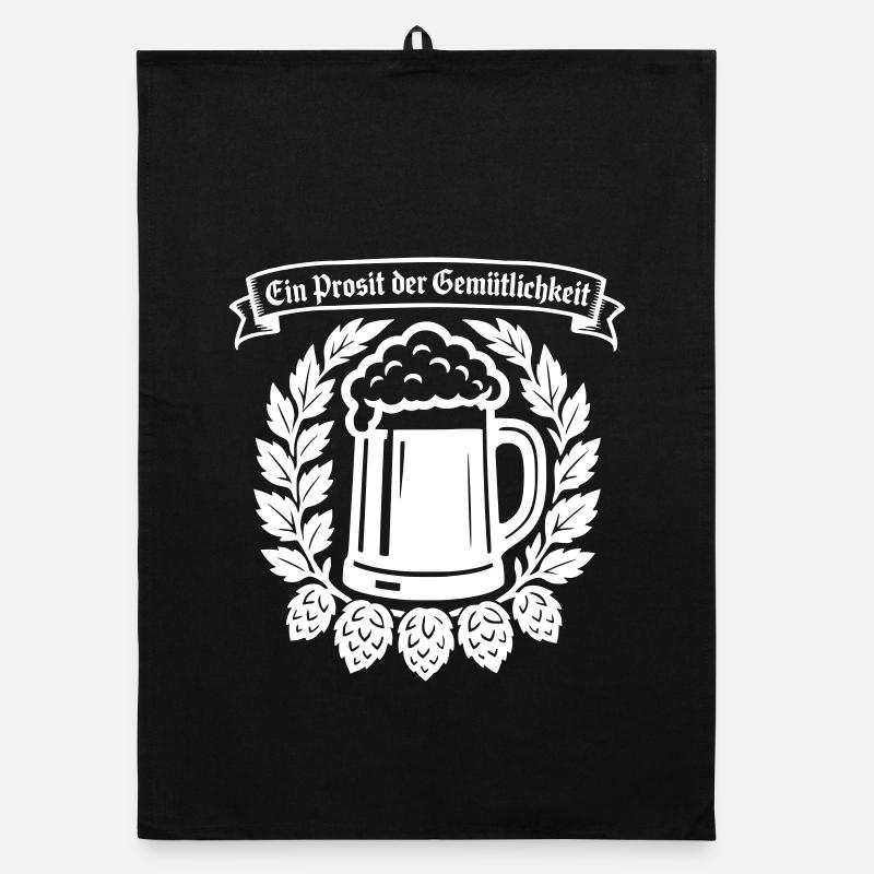 Ein Prosit der Gemütlichkeit Organic dish towel