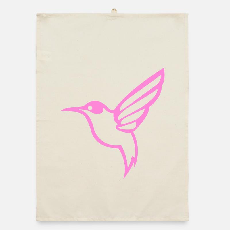 Kolibri Vogel Organic Geschirrtuch