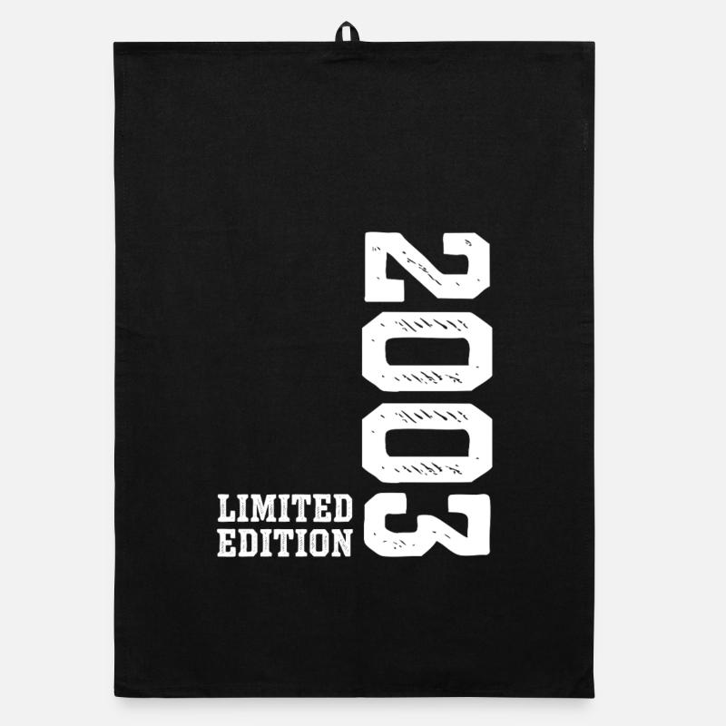 23. Geburtstag 2003 Limited Edition Junge Mädchen Organic Geschirrtuch