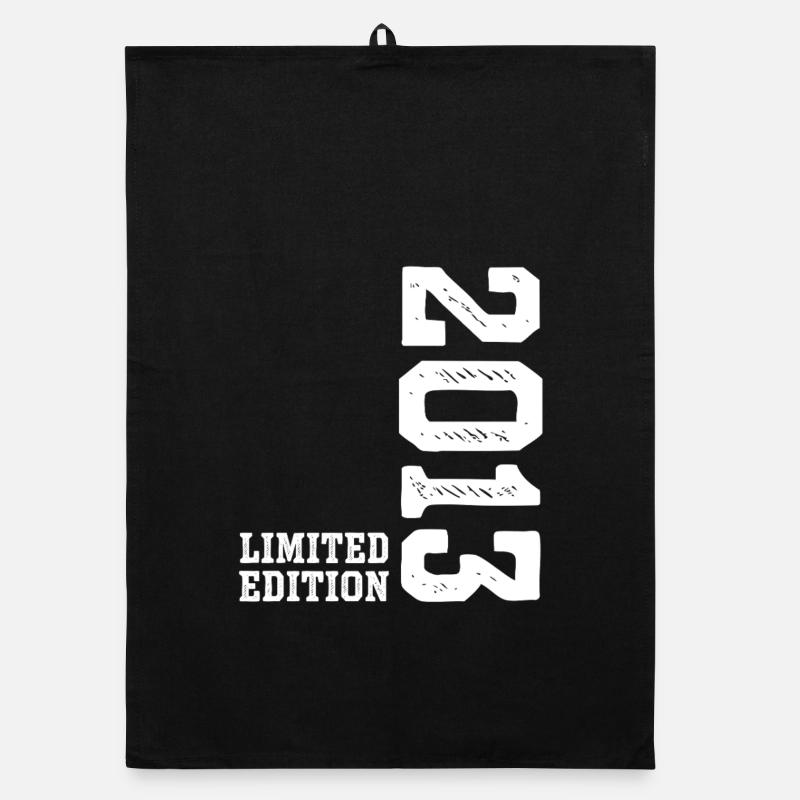 13. Geburtstag 2013 Limited Edition Junge Mädchen Organic Geschirrtuch