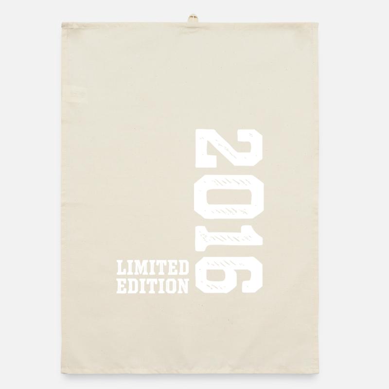 10. Geburtstag 2016 Limited Edition Junge Mädchen Organic Geschirrtuch