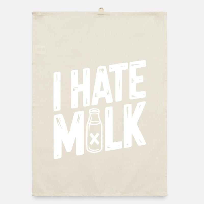 I Hate Milk Organic dish towel