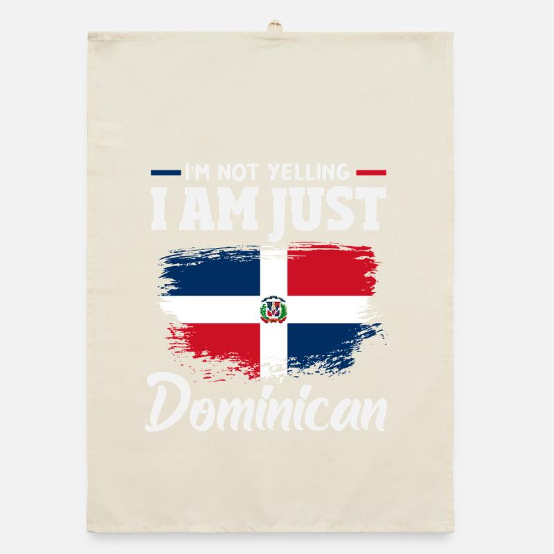 Drapeau de la République dominicaine Dom Rep Pride Torchon bio