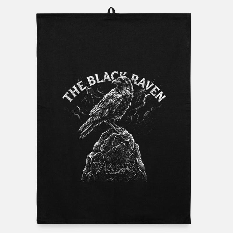 The Black Raven Organic Geschirrtuch