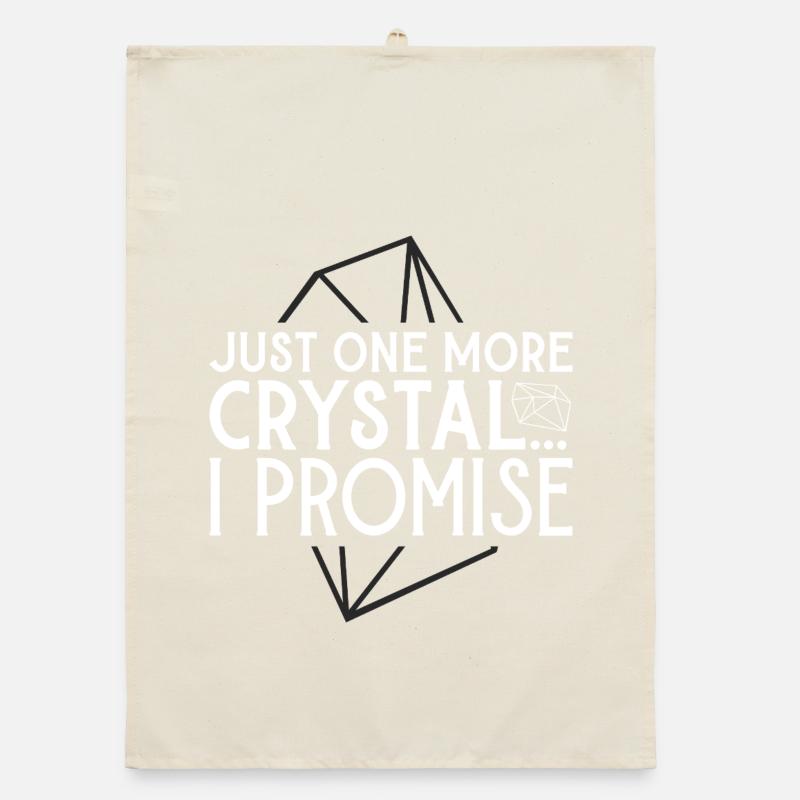 Crystal Addiction - Chakra Healing Organic dish towel