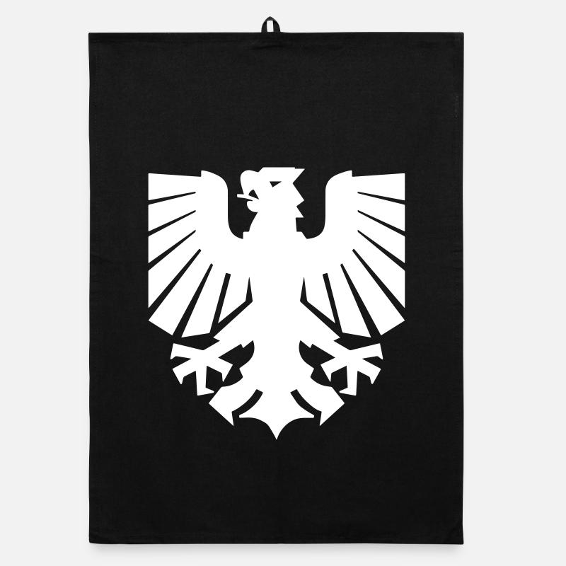 Dortmund - Dortmunder Adler - Organic Geschirrtuch - Schwarz