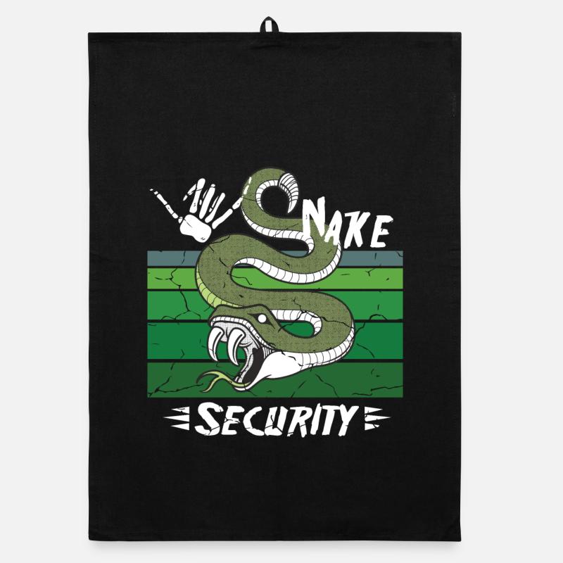 Snake Safety Organic dish towel