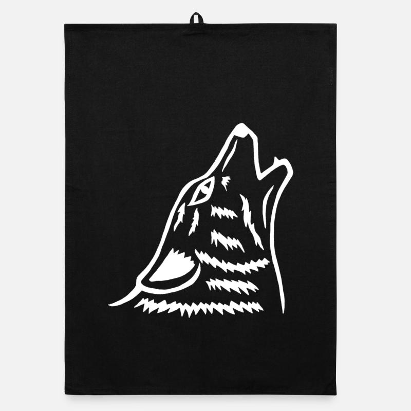 Das Heulen des weißen Wolfes Organic Geschirrtuch