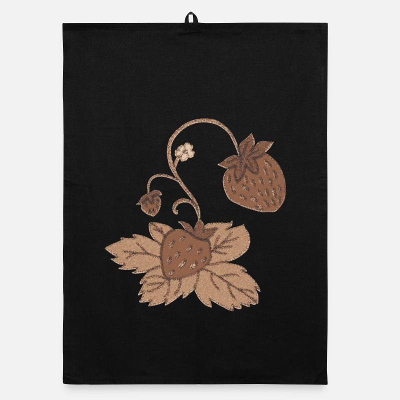 Strawberry cuttlefish Organic dish towel