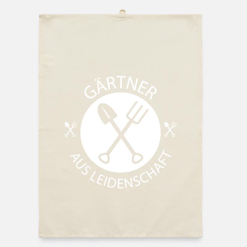 gardener garden nature spade fork tools work Organic dish towel