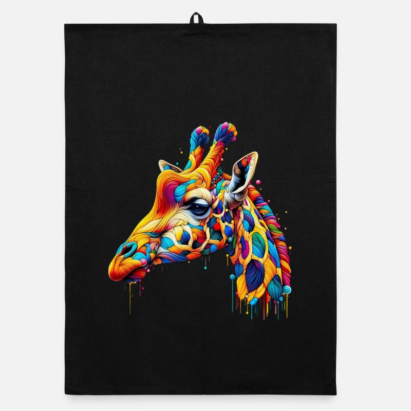 Giraffe Organic dish towel