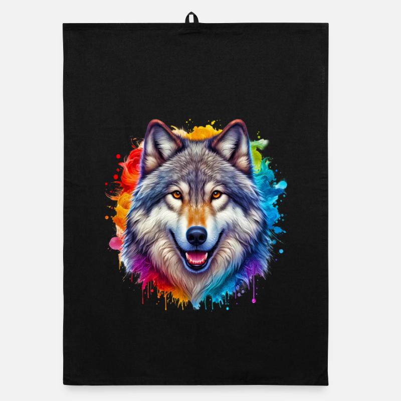 Wolf Organic Geschirrtuch