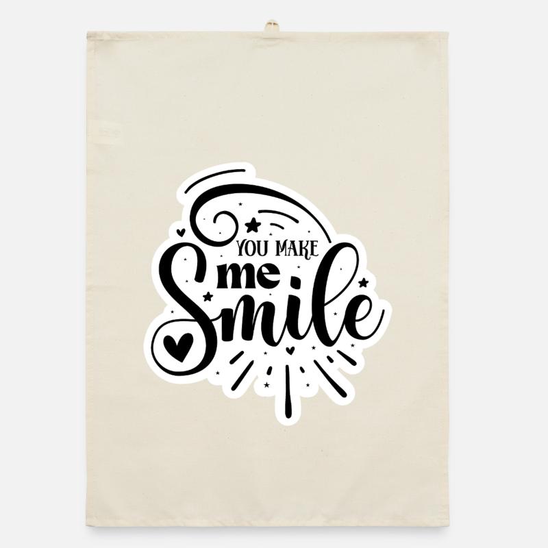 Tu me fais sourire Torchon bio