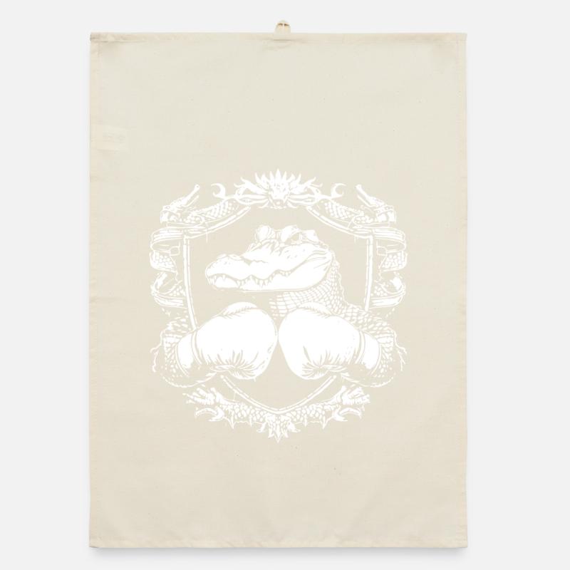 Crocodile Boxer Organic dish towel