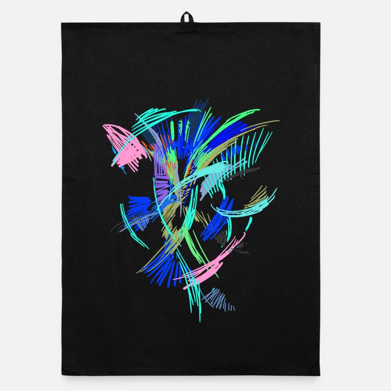 Farben Kunst Organic Geschirrtuch