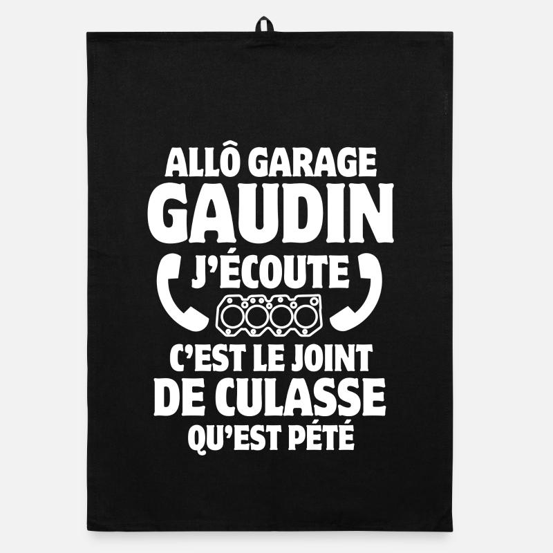 Garage, Mechanic, Workshop Manager Organic dish towel
