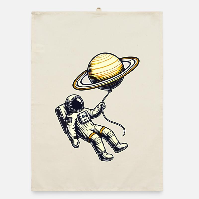 Flotter avec Saturne – Conception d’un ballon astronaute Torchon bio