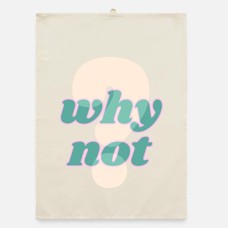 Pourquoi pas un design de déclaration Torchon bio