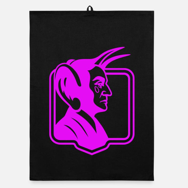 Diable grande oreille Pop Art Torchon bio