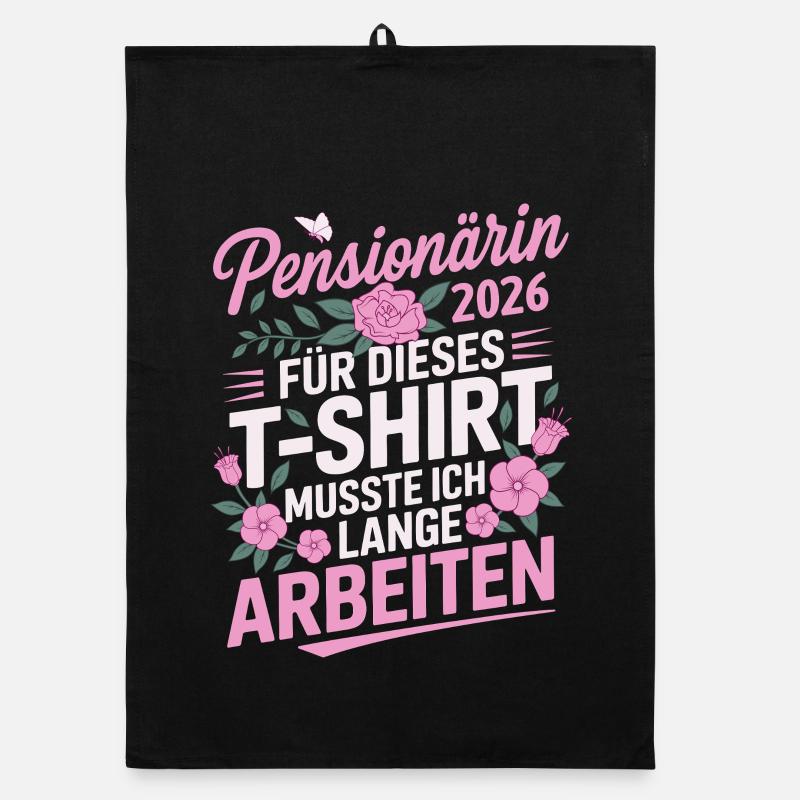 Retraité 2026 Torchon bio
