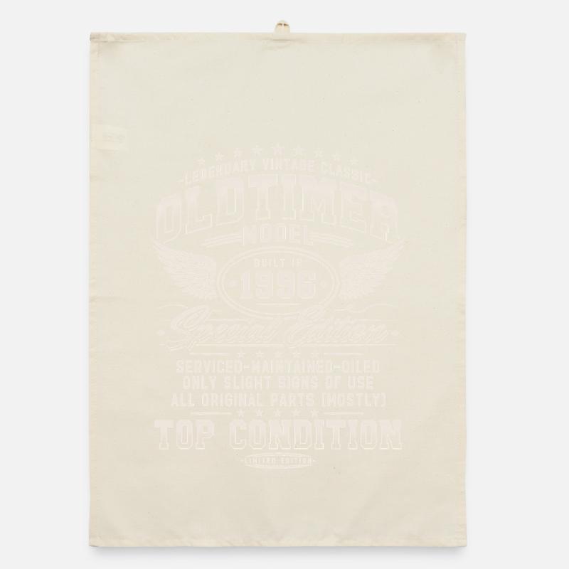 Oldtimer 1996 Vintage 30. Geburtstag Geschenk Organic Geschirrtuch