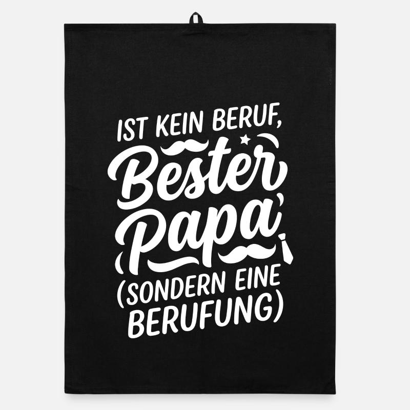 Bester Papa: Berufung statt Beruf Organic Geschirrtuch
