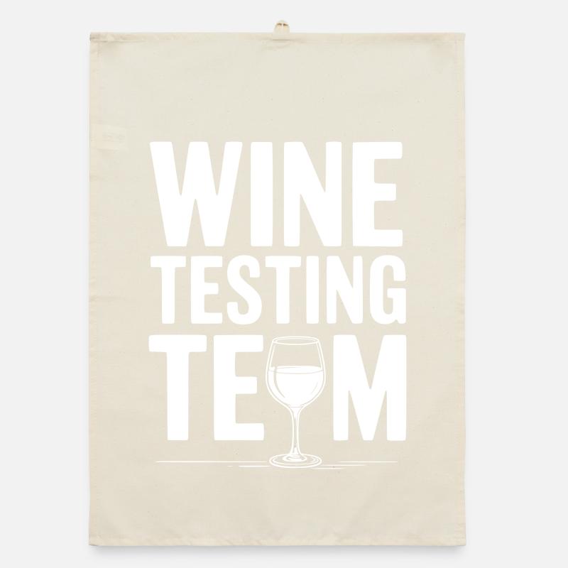 Wine Testing Team Organic dish towel