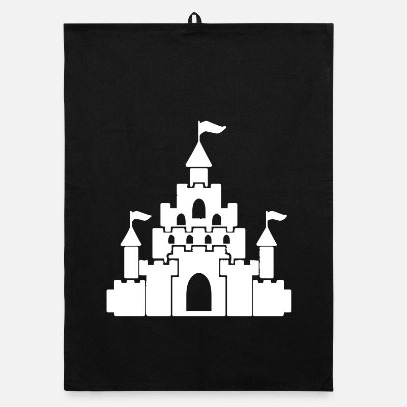 A magnificent castle Organic dish towel