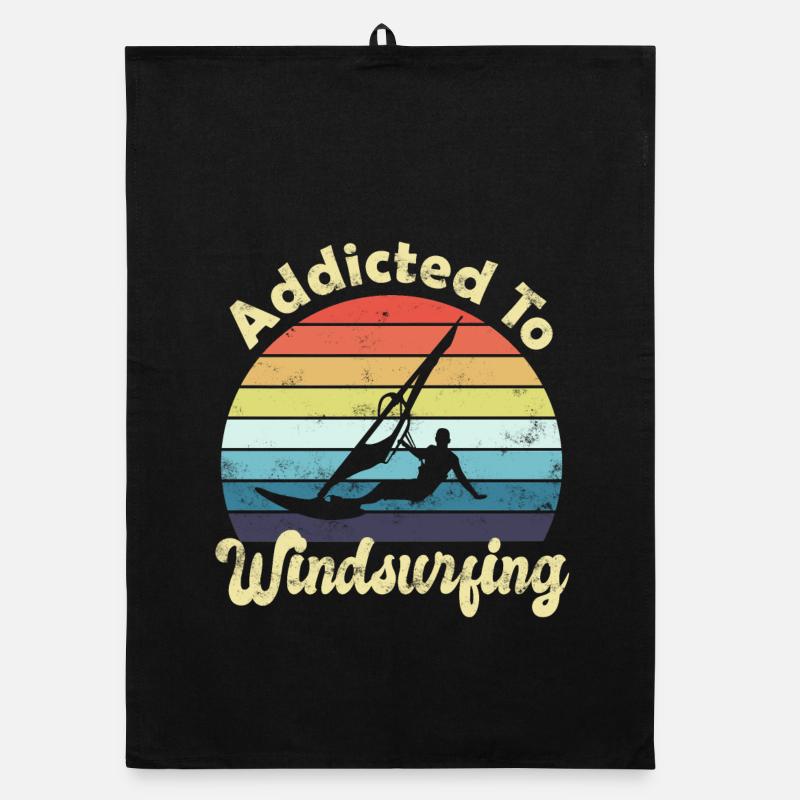 Windsurfen Windsurfer Organic Geschirrtuch