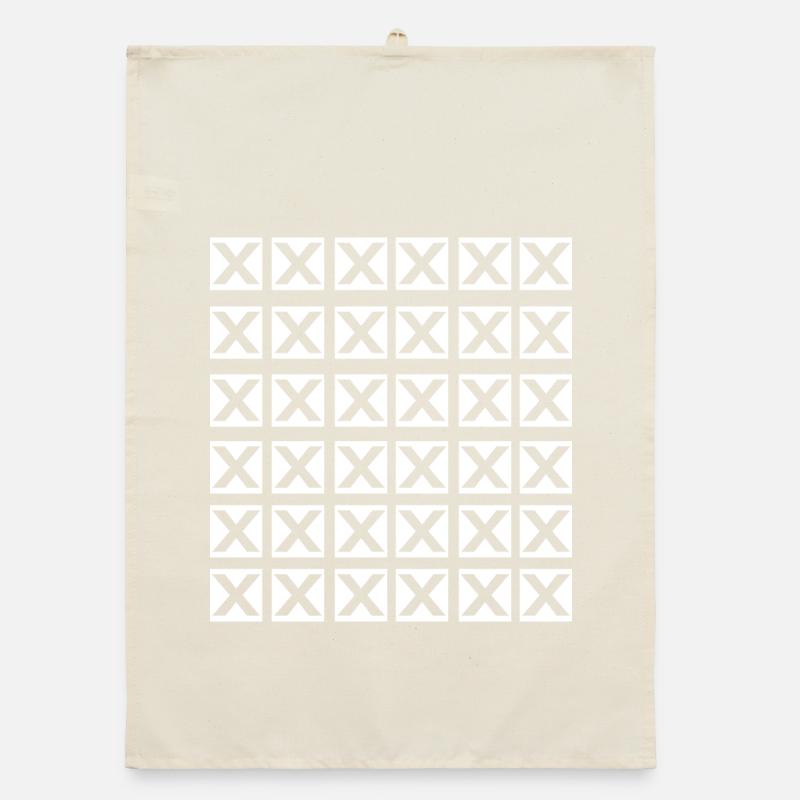 X grid cool design Organic dish towel