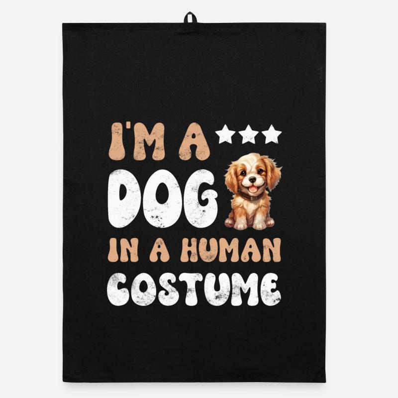 Hund Hunde Organic Geschirrtuch