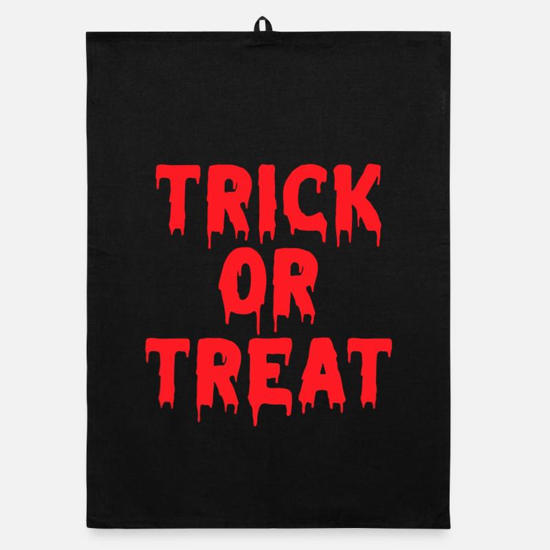 Halloween, Black Magic, Candy Organic dish towel