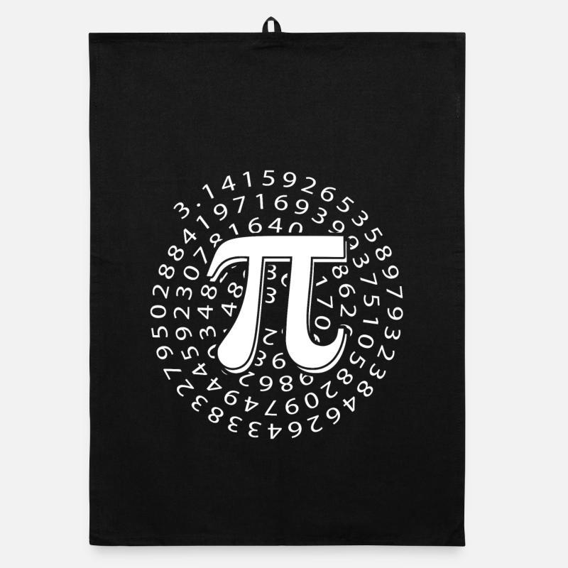 Pi-Tag - Glücklicher Pi-Tag Organic Geschirrtuch