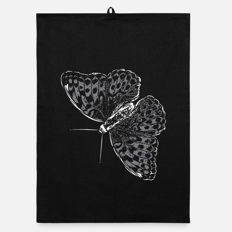 Aile de papillon Papillon Papillon Torchon bio