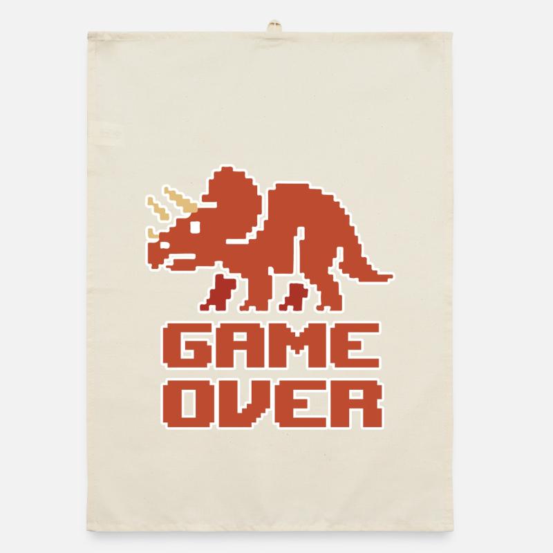 GAME OVER Organic dish towel