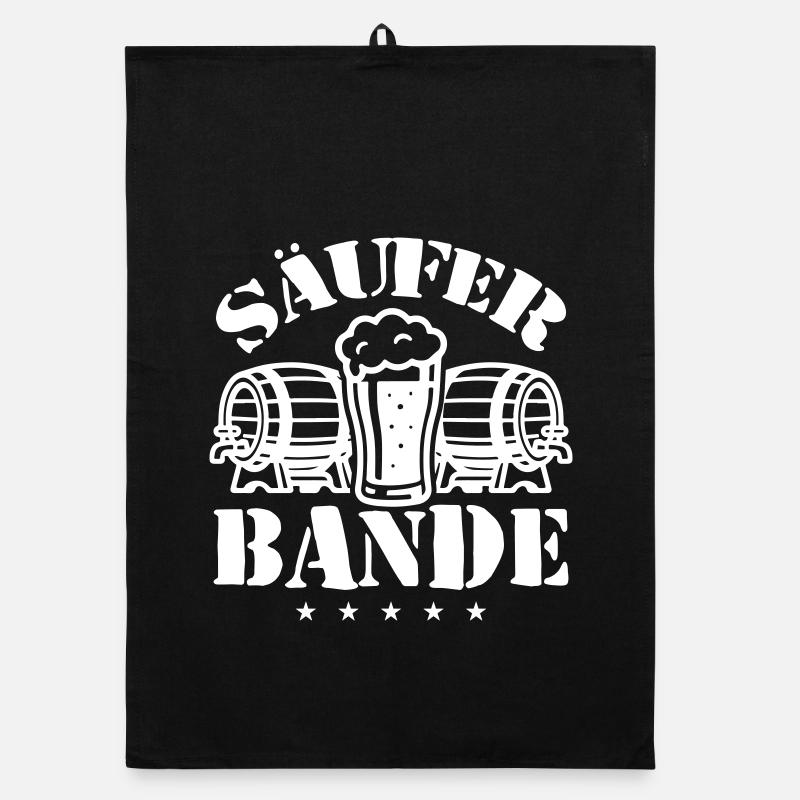 Säufer Bande Bier Organic Geschirrtuch