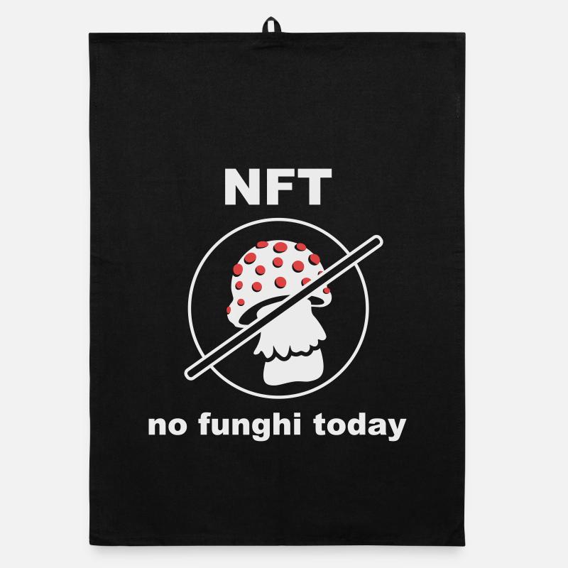 NFT - Pas de funghi aujourd’hui Torchon bio