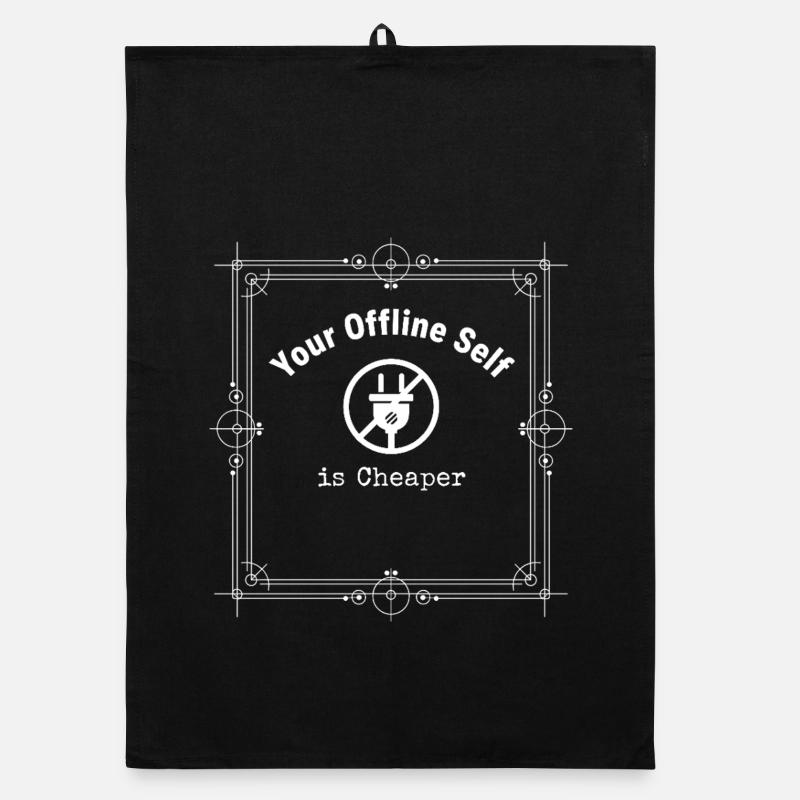 Your Offline Self Organic dish towel