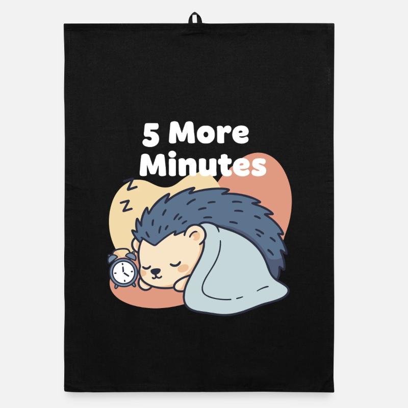 Encore 5 minutes à dormir hérisson Torchon bio