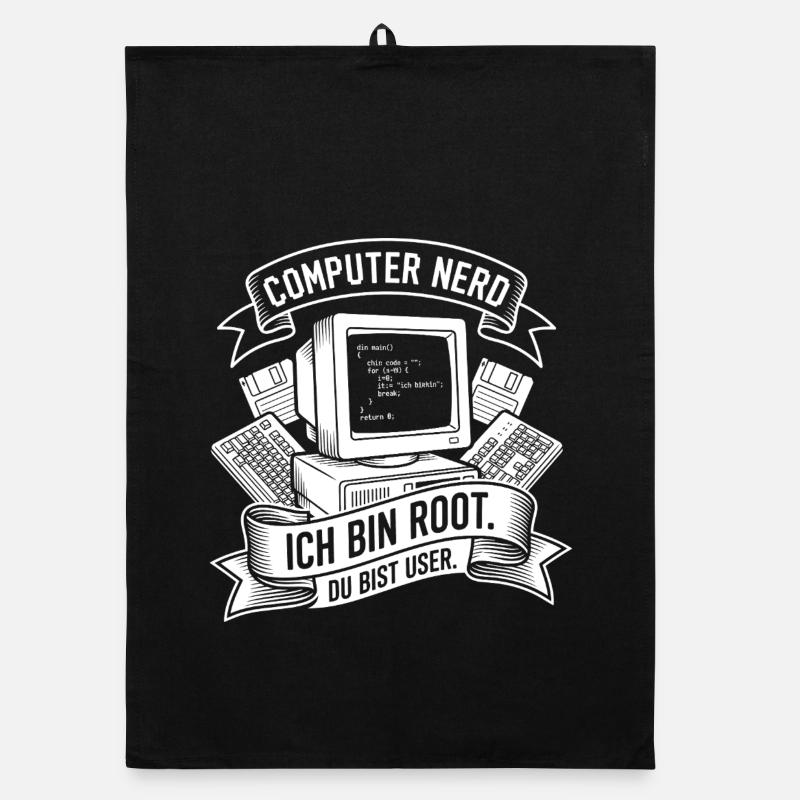 Je suis un nerd informatique root Torchon bio