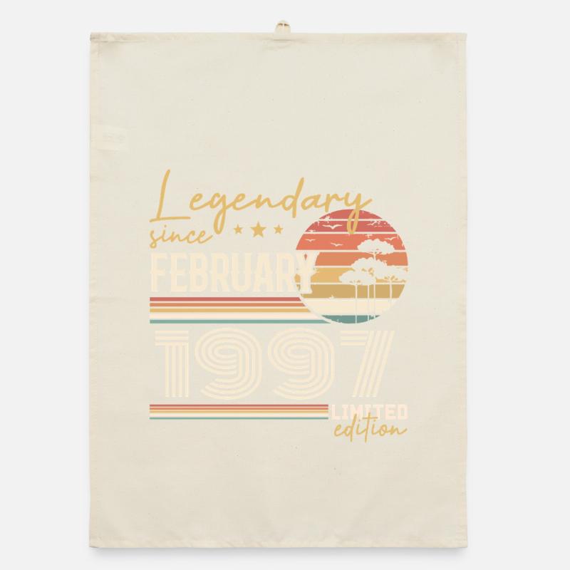Février 1997 anniversaire 1997 légendes Février Torchon bio