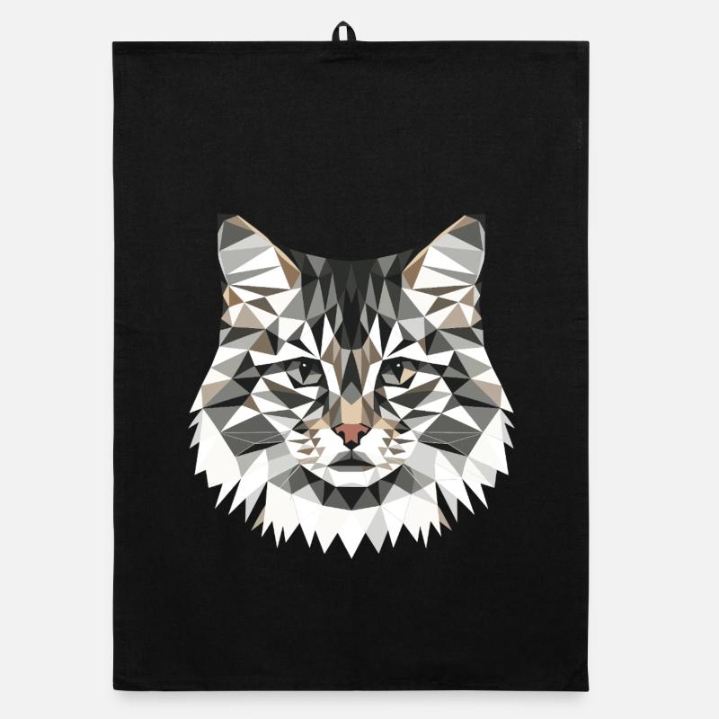 Chat de la forêt norvégienne Chat des forêts norvégiennes Torchon bio