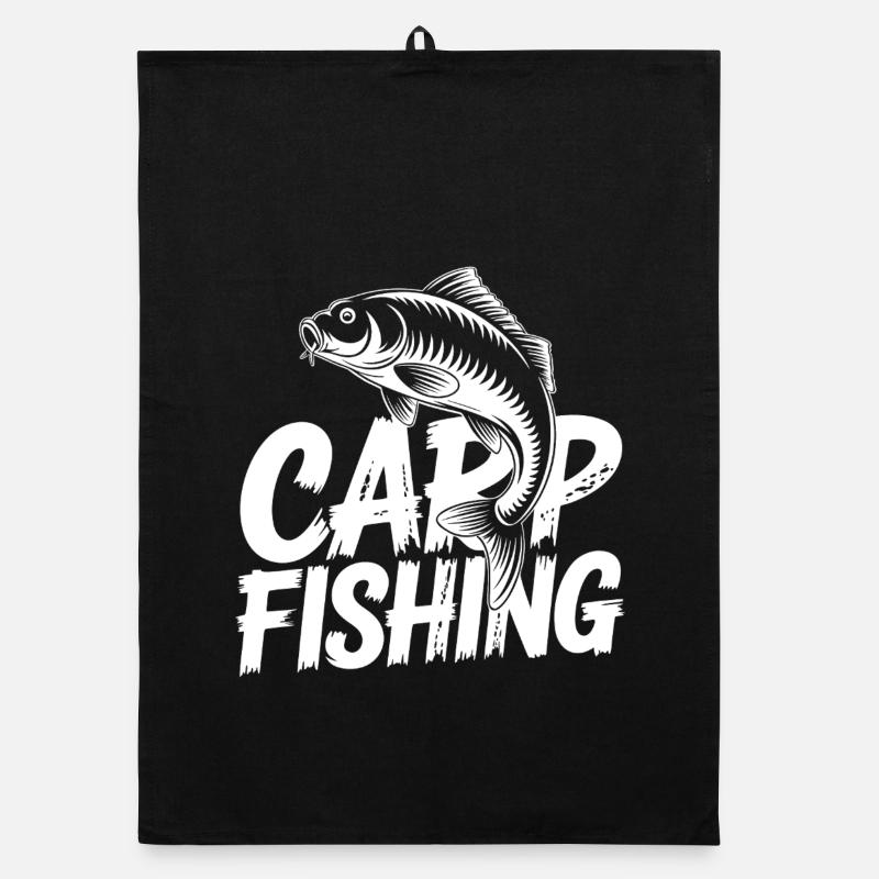 Carpa da pesca del cappello Strofinaccio da cucina ecologico